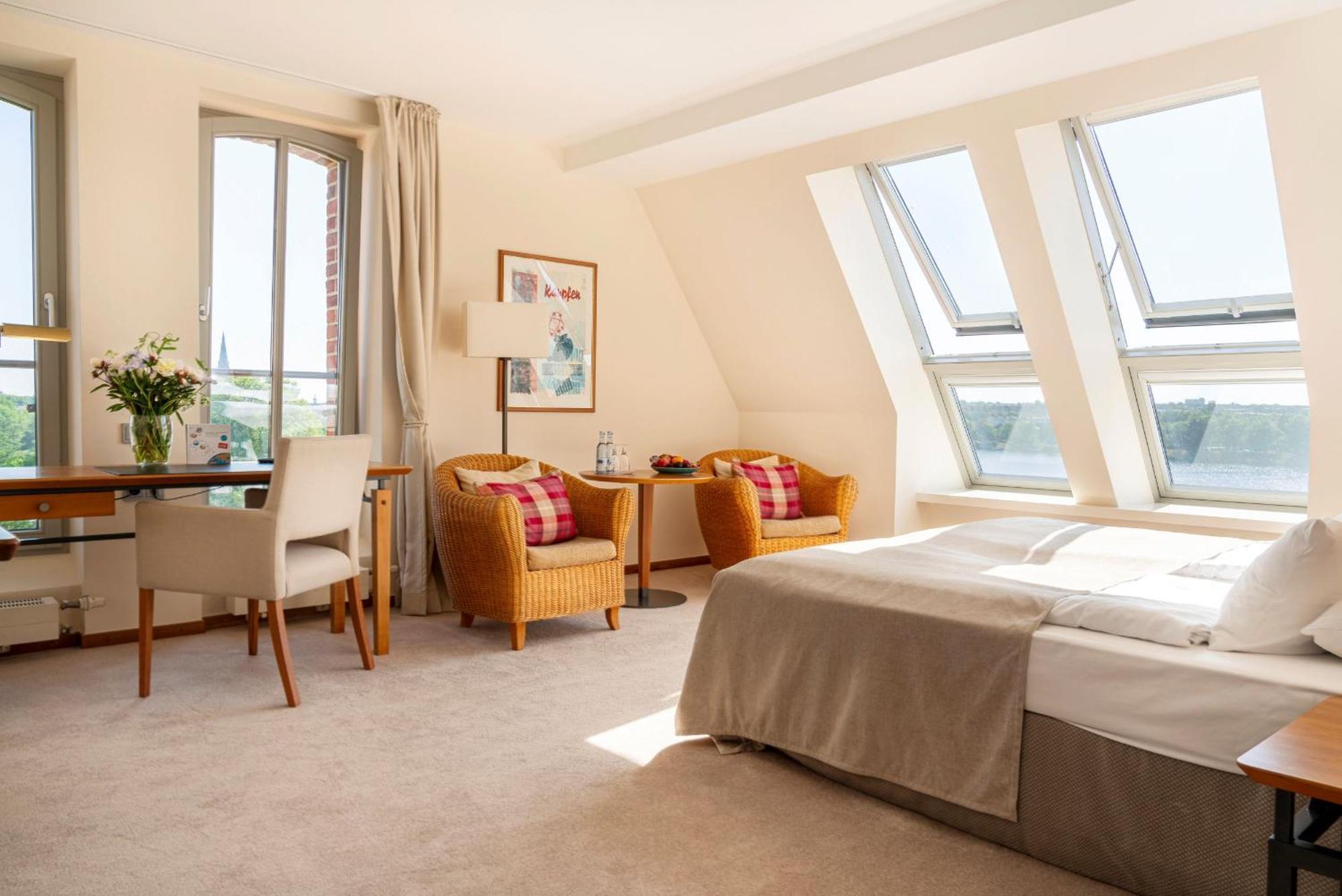 Hotel Speicher Am Ziegelsee Schwerin  Bagian luar foto